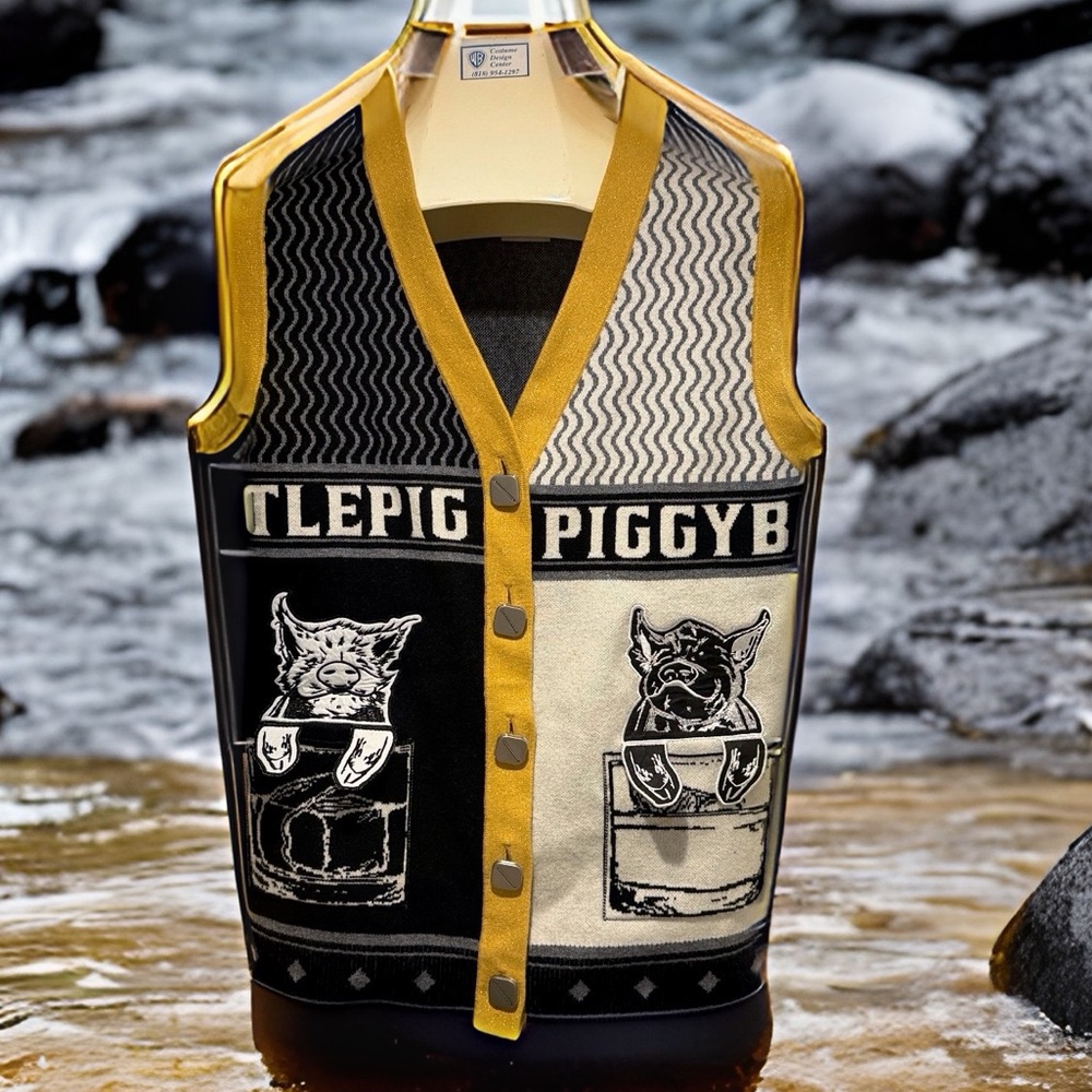 Whistlepig Piggyback Whiskey ornate waistcoat - worn once only - special!